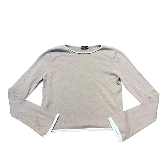 White Fox Layered Look Sweater - Picture 1 of 6